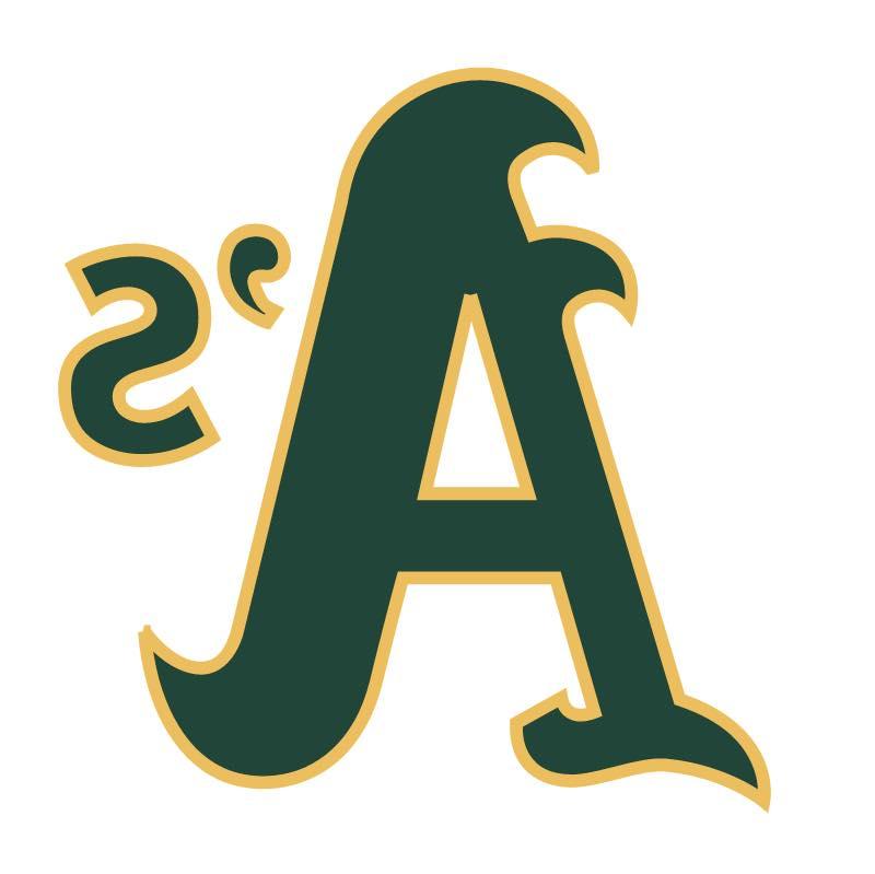 A's logo-green and yellow